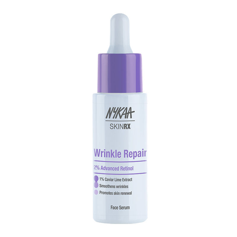 Nykaa SkinRX 2% Advanced Retinol Night Face Serum for Anti- Ageing Reduces Fine Lines & Wrinkles