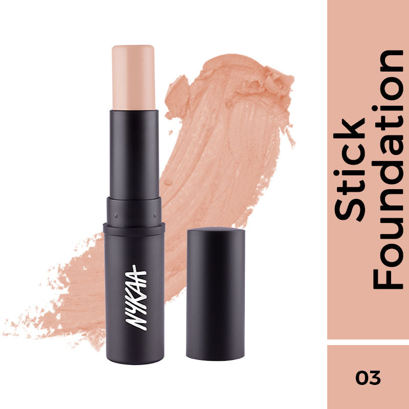 Nykaa SKINgenius Foundation Stick Conceal Contour & Corrector - Rose Beige 03