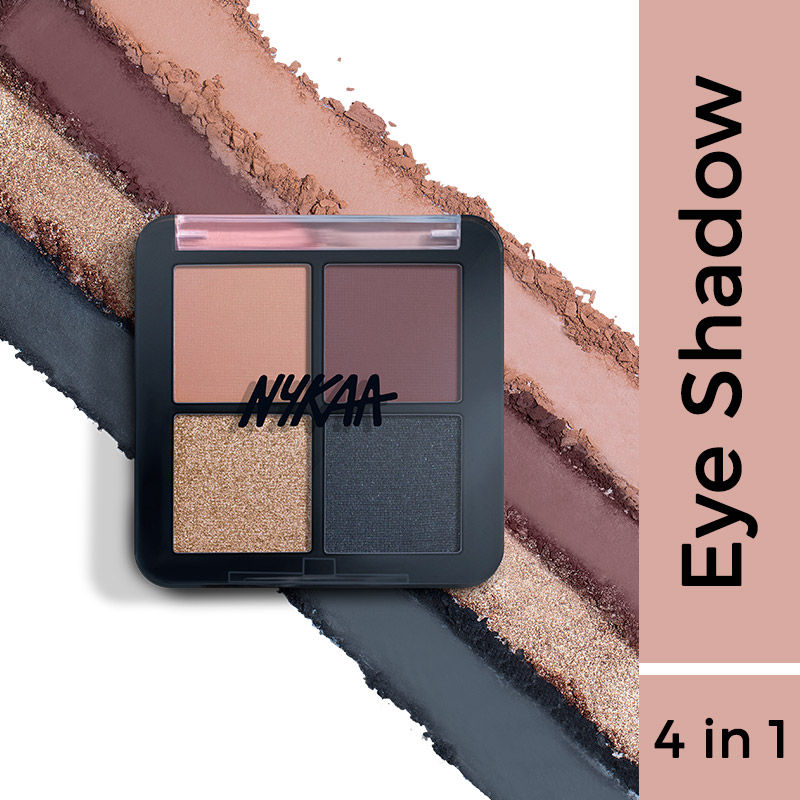 Nykaa Eyes On Me! 4 in 1 Quad Eyeshadow Palette - Night Out