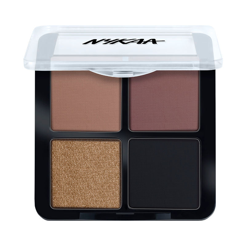 Nykaa Eyes On Me! 4 in 1 Quad Eyeshadow Palette - Night Out