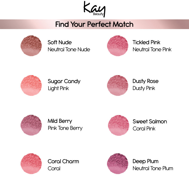 Kay Beauty Matte Blush - Dusty Rose