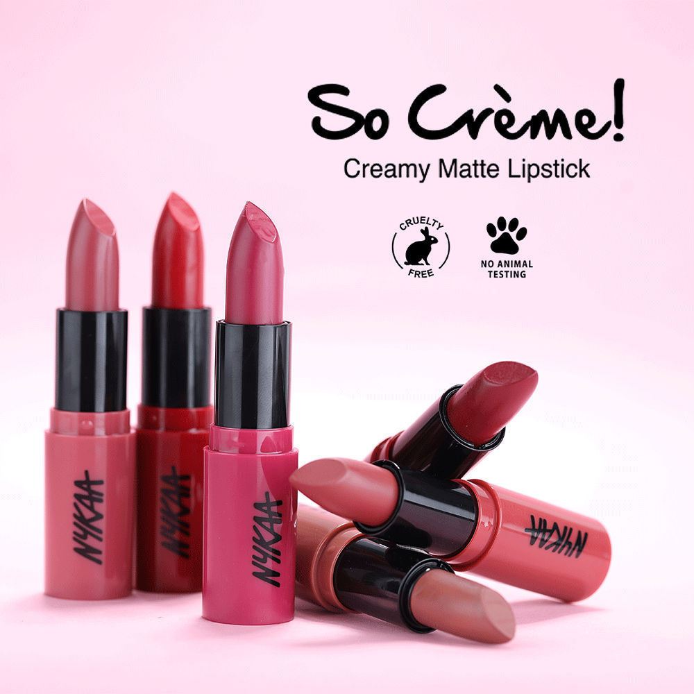 Nykaa So Creme! Creamy Matte Lipstick - Wakeup Makeup