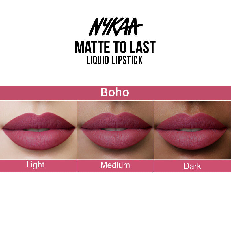 Nykaa Matte to Last! Transfer Proof Liquid Lipstick - Boho