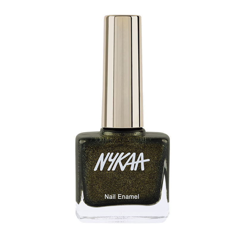 Nykaa Black To Gold Nail Enamel Polish - Disco Gold 230