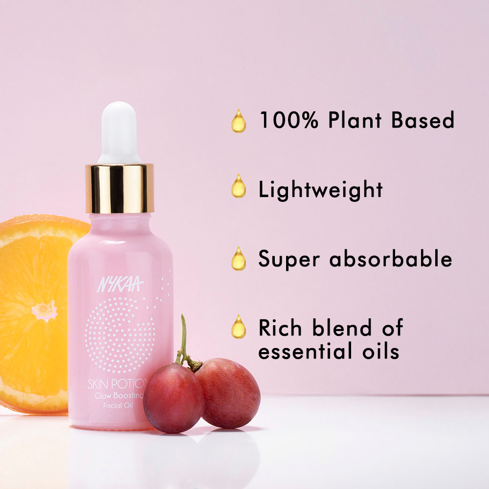 Nykaa Naturals Glow Boosting Serum Oil with Natural Vitamin C and Vitamin E