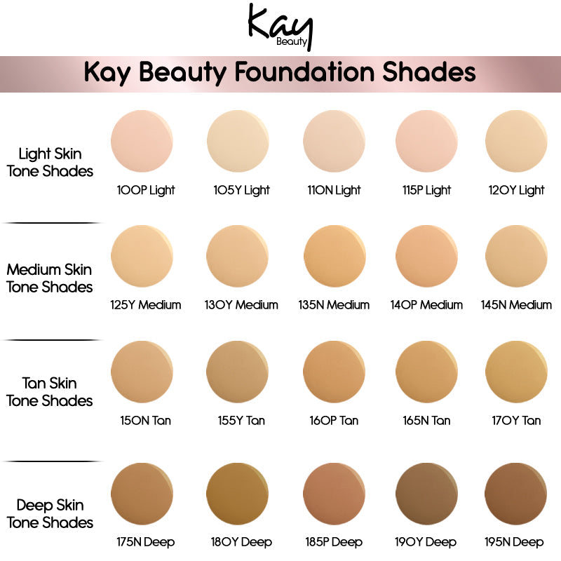 Kay Beauty Hydrating Foundation - 130Y Medium