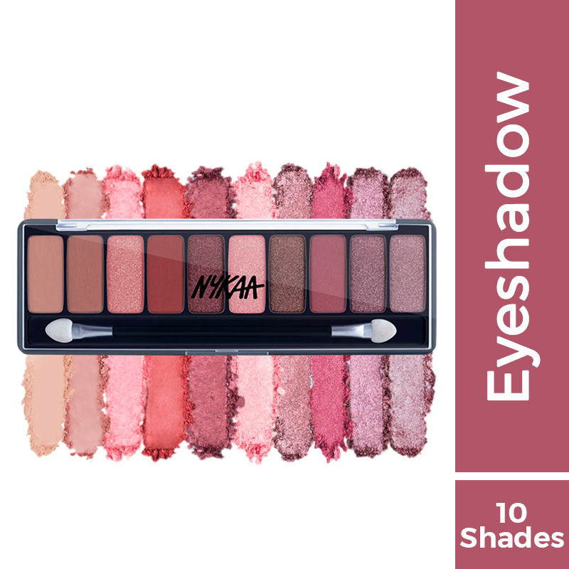 Nykaa Eyes On Me! 10-in-1 Eyeshadow Palette - Sundowner Stunner