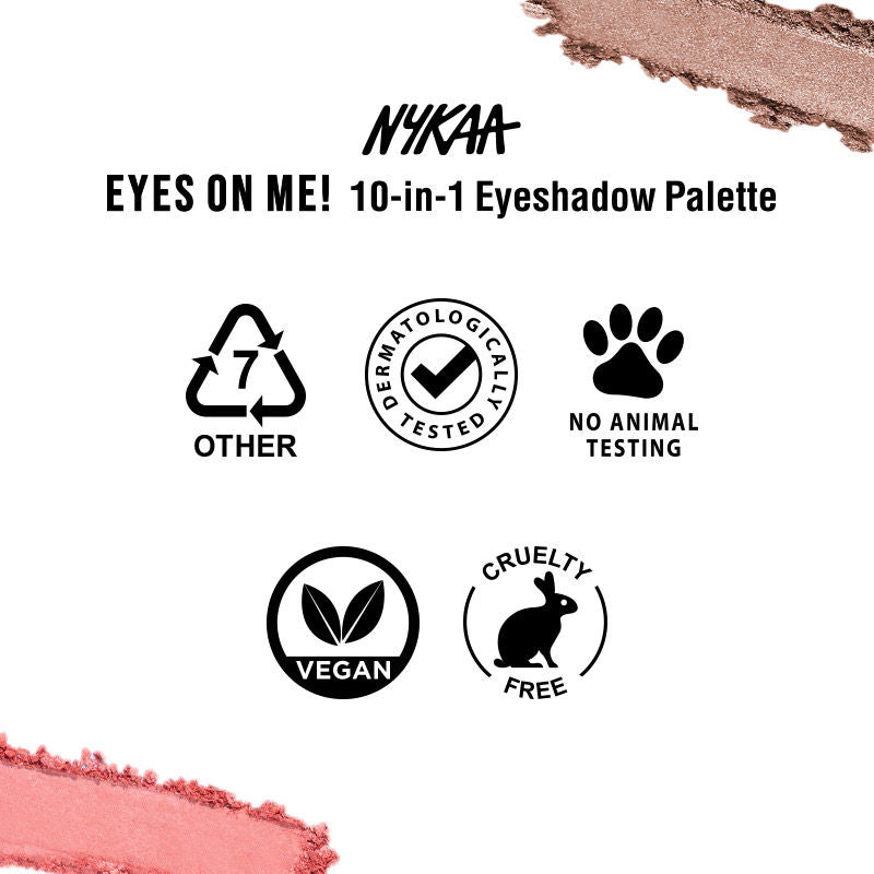 Nykaa Eyes On Me! 10-in-1 Eyeshadow Palette - Sundowner Stunner