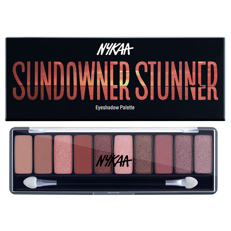 Nykaa Eyes On Me! 10-in-1 Eyeshadow Palette - Sundowner Stunner