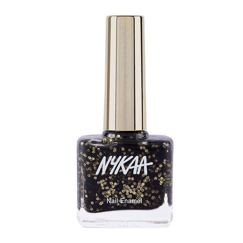 Nykaa Black To Gold Nail Enamel Polish - Shimmy Shimmy 228