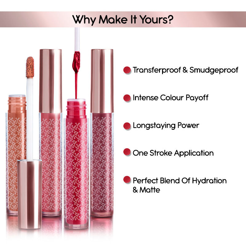 Kay Beauty Matte Liquid Lipstick - Love