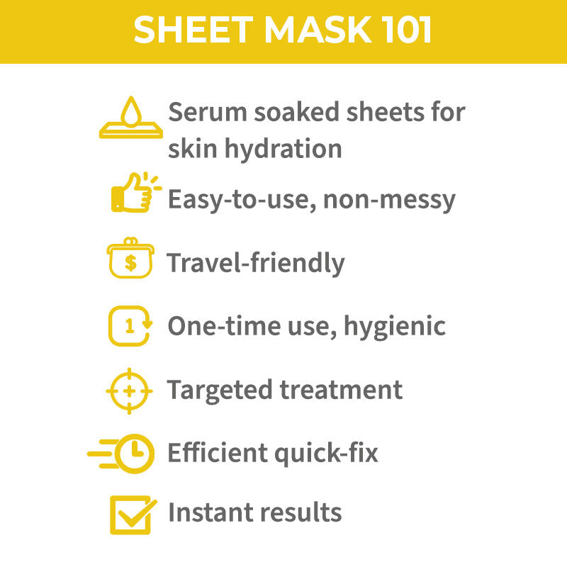 Nykaa Skin Secrets Indian Rituals Lemon + Honey Sheet Mask For Glowing & Clear Skin