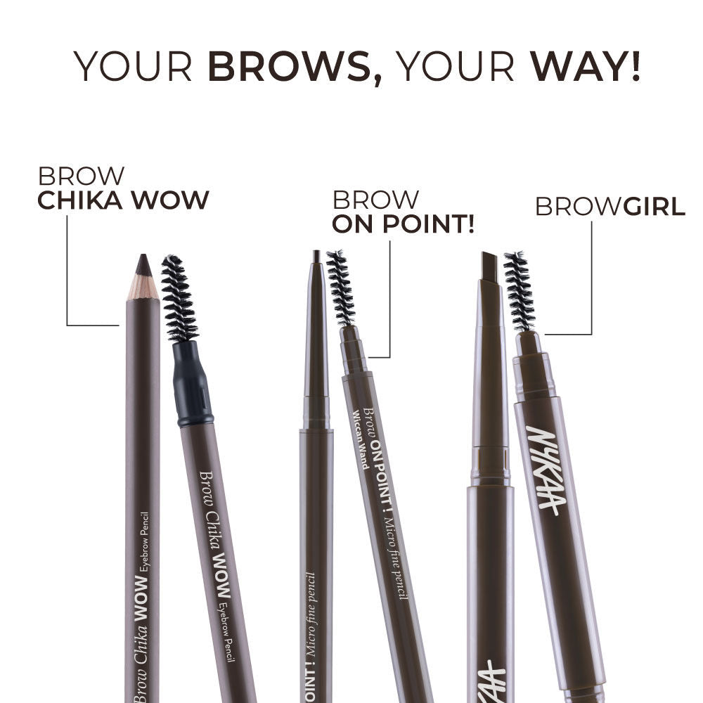 Nykaa Brow Chika WOW Eyebrow Pencil - Coven Cocoa